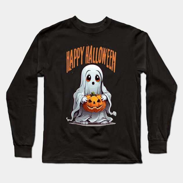 Halloween Long Sleeve T-Shirt by MckinleyArt